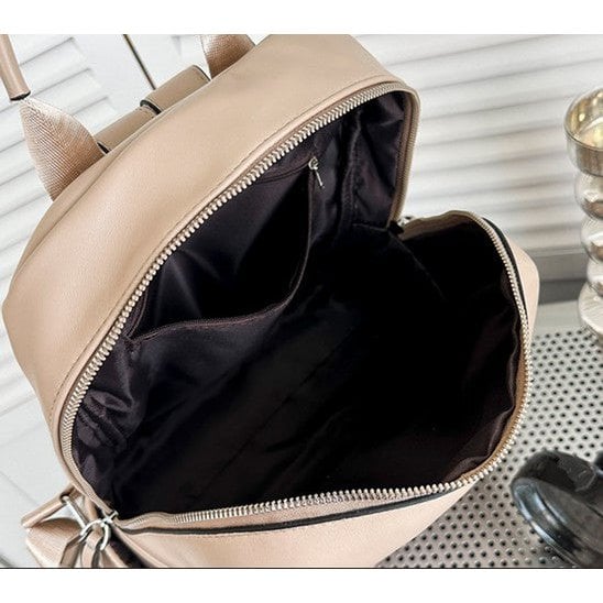 Less is More – Multifunktionaler Damenrucksack aus Lederimitat (2 Farboptionen)