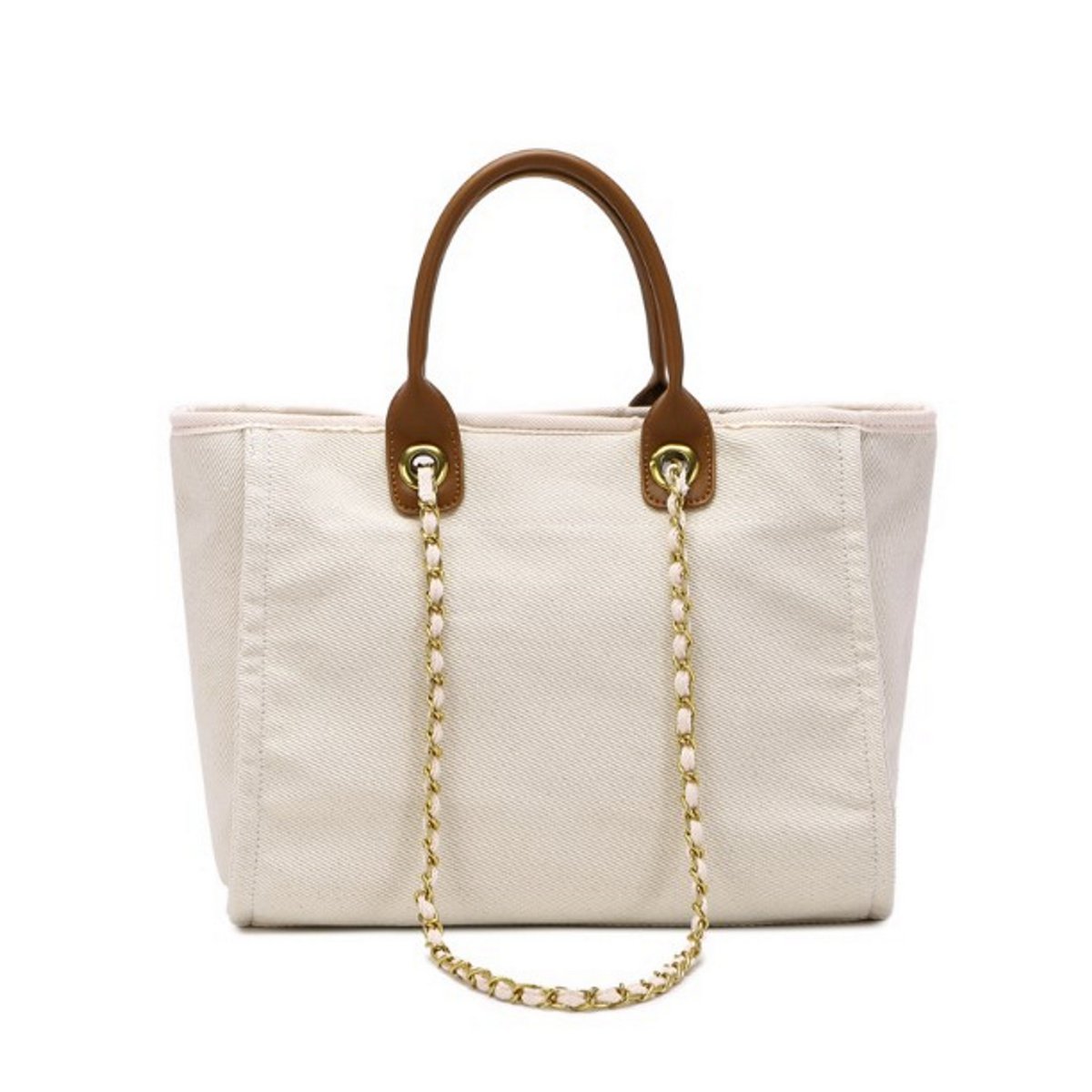 Große Schultertasche aus Canvas . Modell-Nr: AB20221028