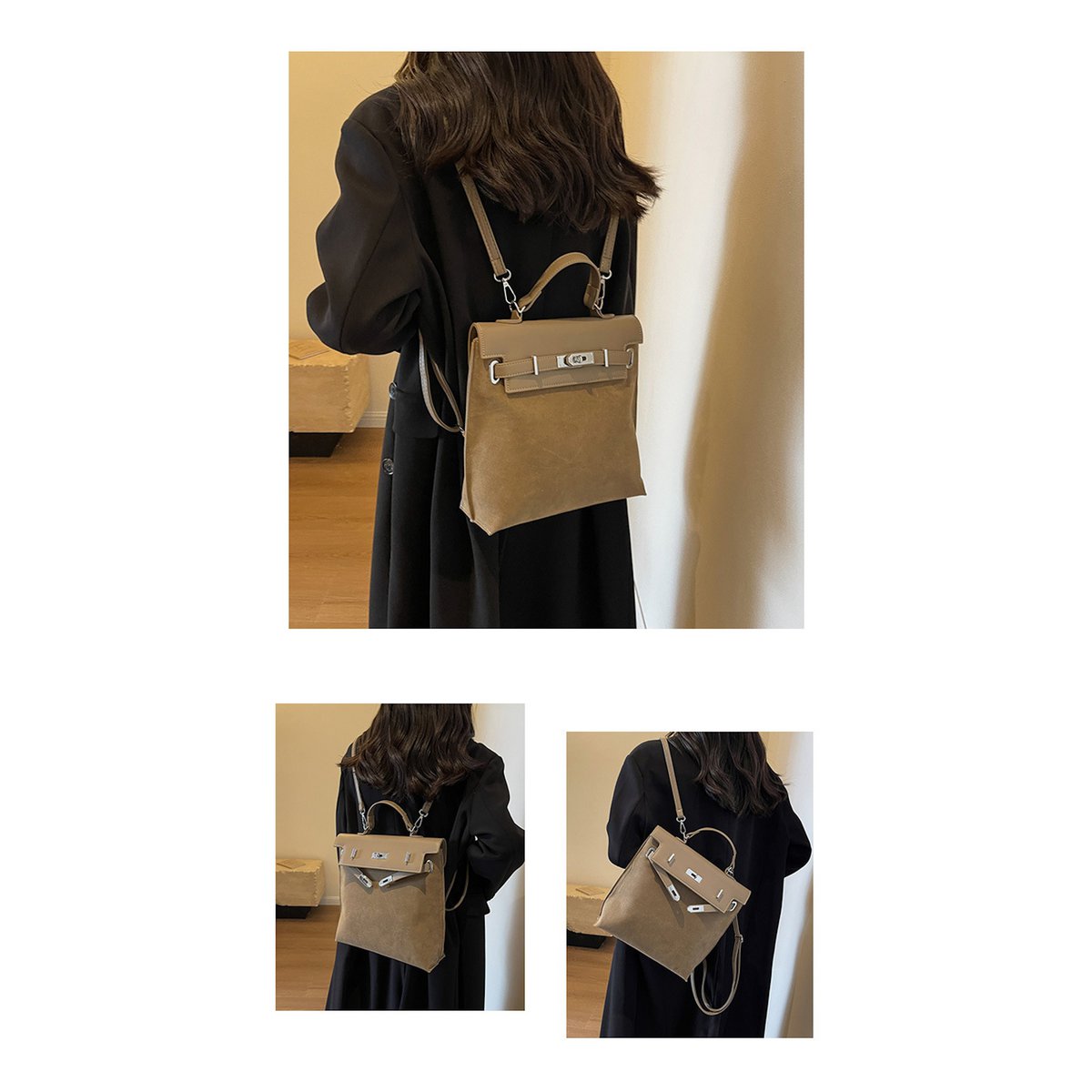 The Memory – 2-in-1 Rucksack & Umhängetasche im Vintage-Design