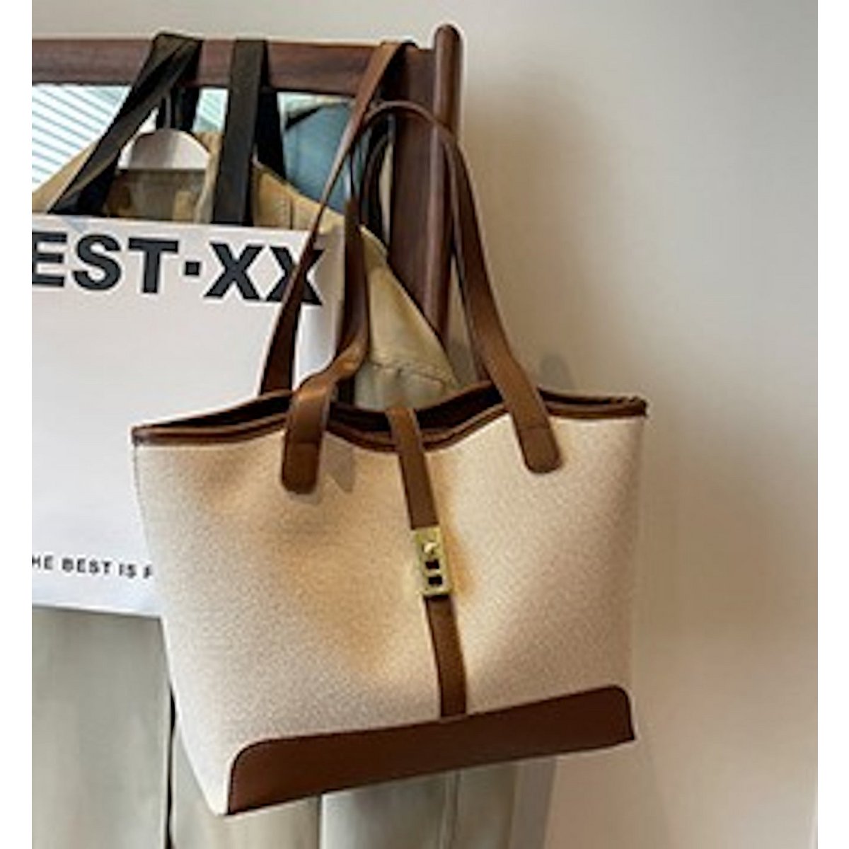 👜 Be classy Canvas-Umhängetasche Damen | Elegant & praktisch