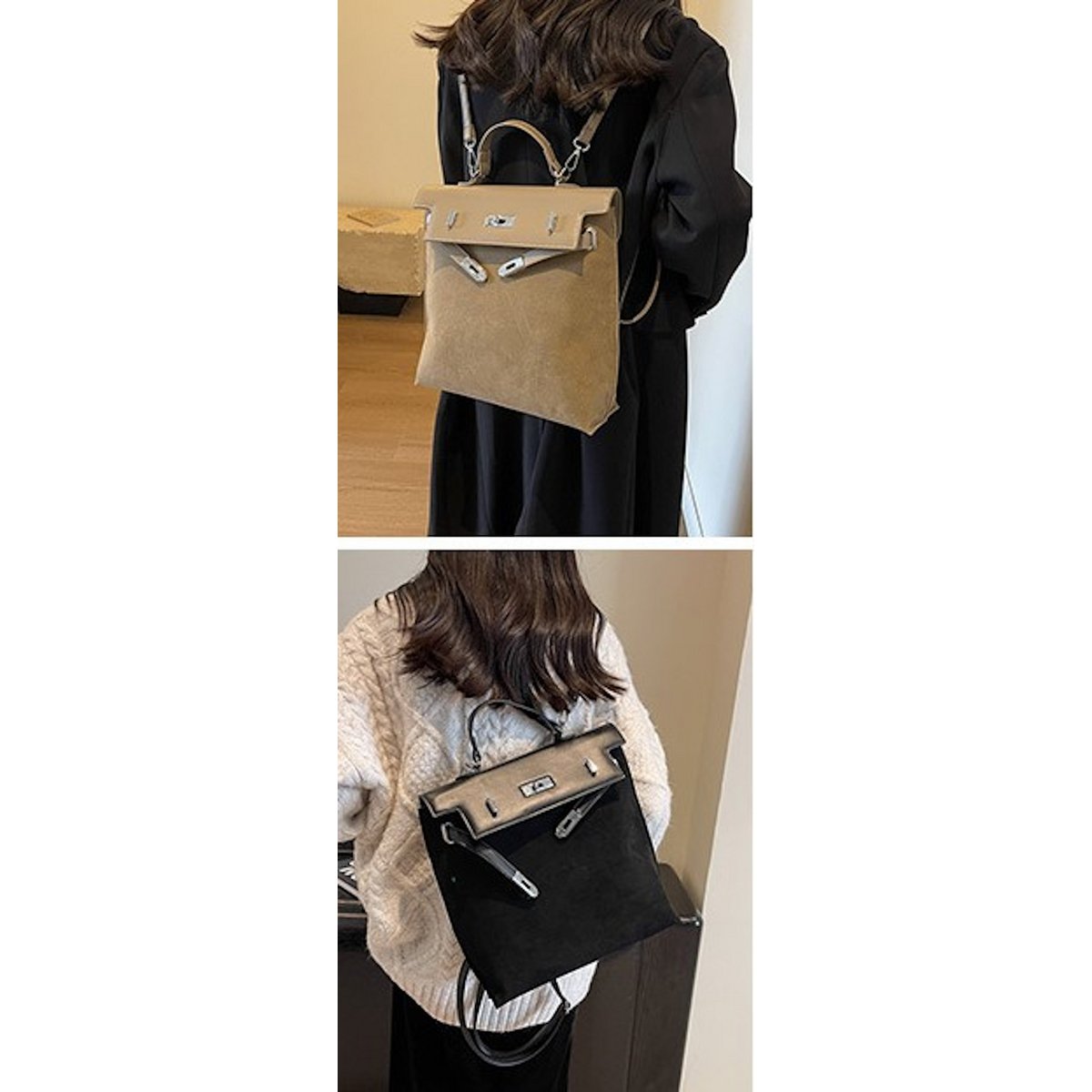 The Memory – 2-in-1 Rucksack & Umhängetasche im Vintage-Design