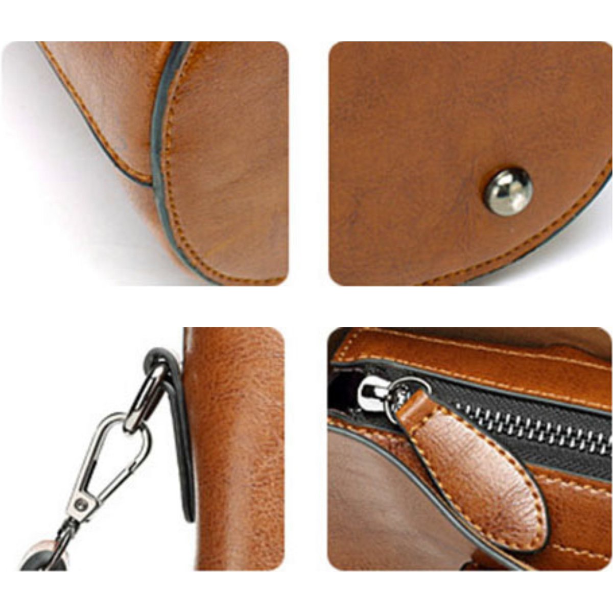 Damen Handtasche Leder Umhängetasche (2 Farboptionen)