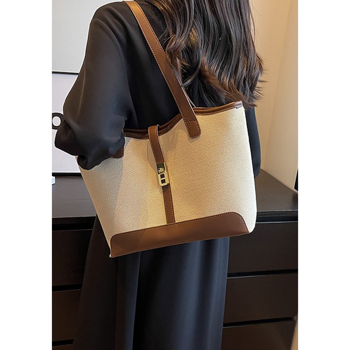 👜 Be classy Canvas-Umhängetasche Damen | Elegant & praktisch