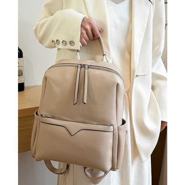 Less is More – Multifunktionaler Damenrucksack aus Lederimitat (2 Farboptionen)