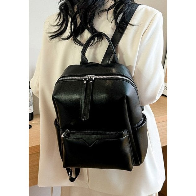 Less is More – Multifunktionaler Damenrucksack aus Lederimitat (2 Farboptionen)