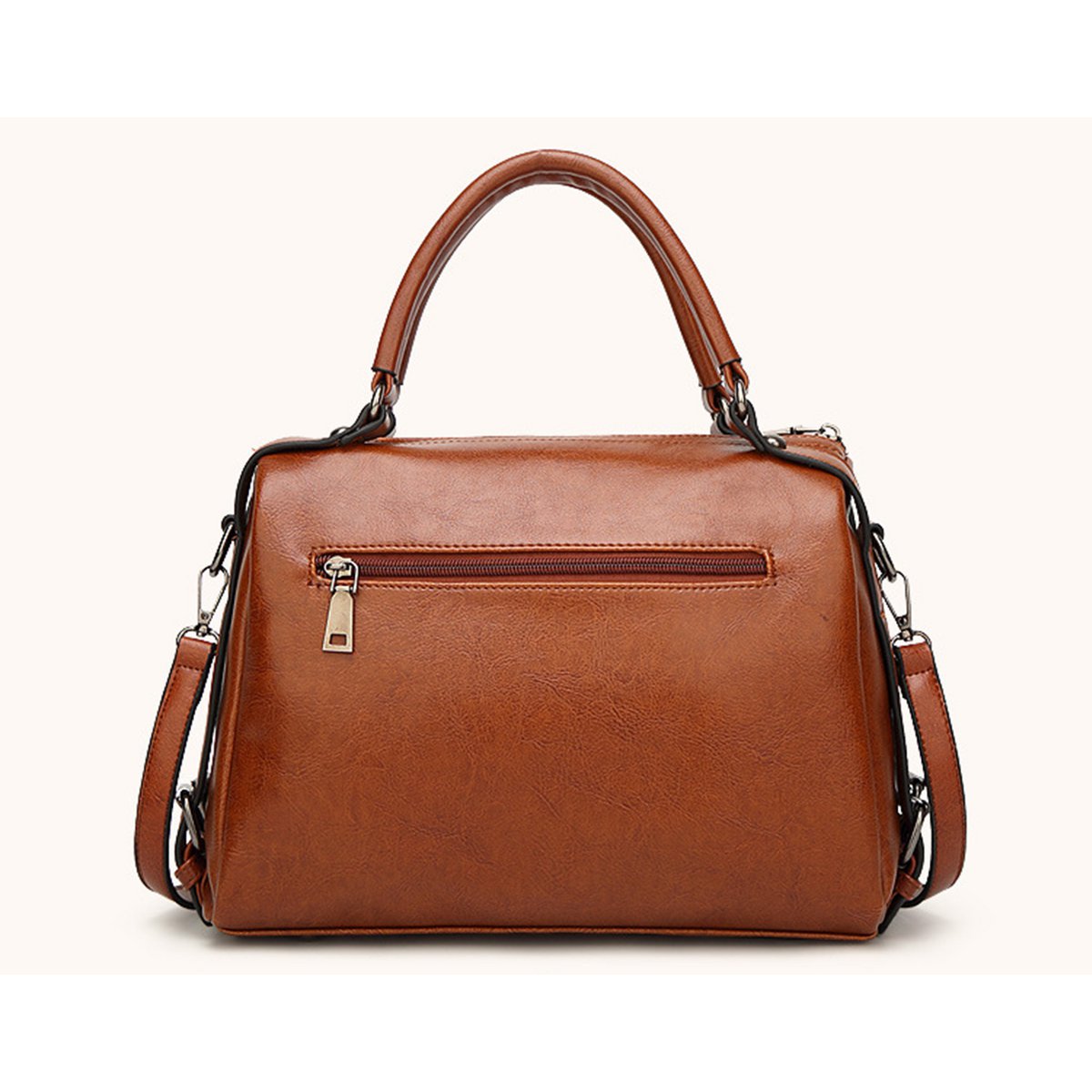 Damen elegante PU Leder Umhängetasche / Henkeltasche (2 Farboptionen)