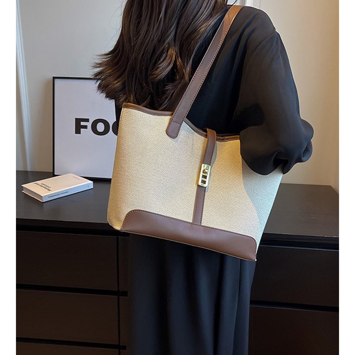 👜 Be classy Canvas-Umhängetasche Damen | Elegant & praktisch