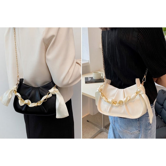 Sommerlich elegante kleine Umhängetasche / Umhängetasche mit 2 optionalen Tragegriffen