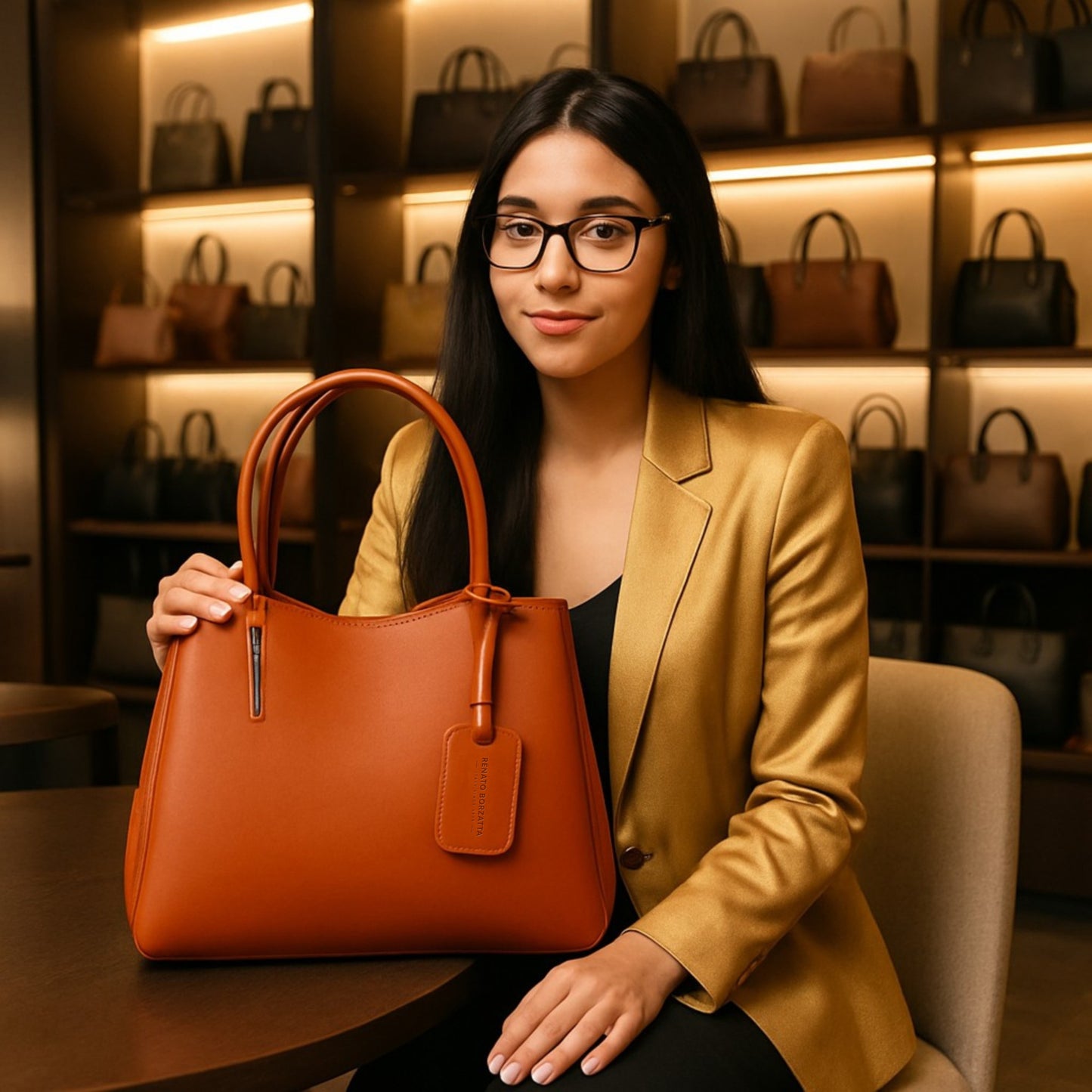 DIVA – Exklusive Handtasche aus echtem italienischem Leder Eleganz, Handwerkskunst und Funktionalität – Made in Italy.