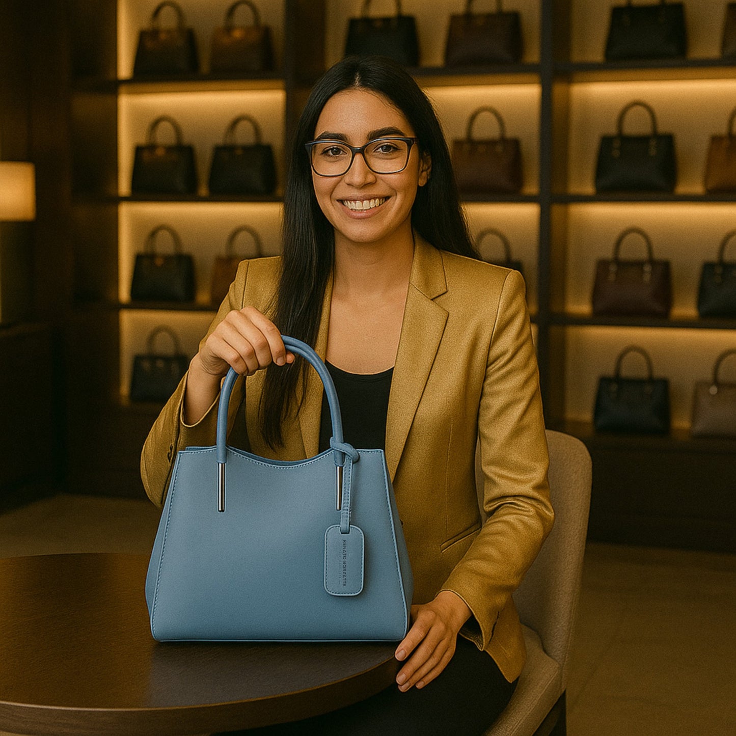 DIVA – Exklusive Handtasche aus echtem italienischem Leder Eleganz, Handwerkskunst und Funktionalität – Made in Italy.