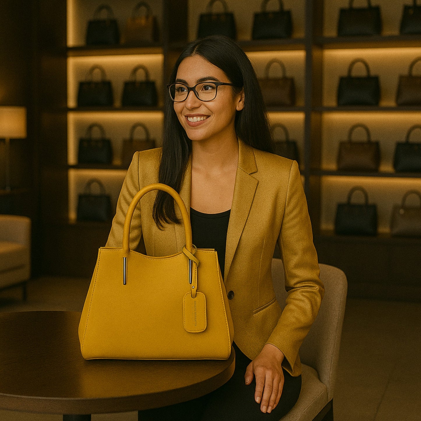 DIVA – Exklusive Handtasche aus echtem italienischem Leder Eleganz, Handwerkskunst und Funktionalität – Made in Italy.