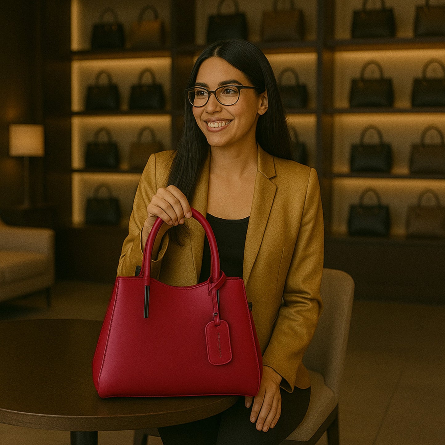 DIVA – Exklusive Handtasche aus echtem italienischem Leder Eleganz, Handwerkskunst und Funktionalität – Made in Italy.