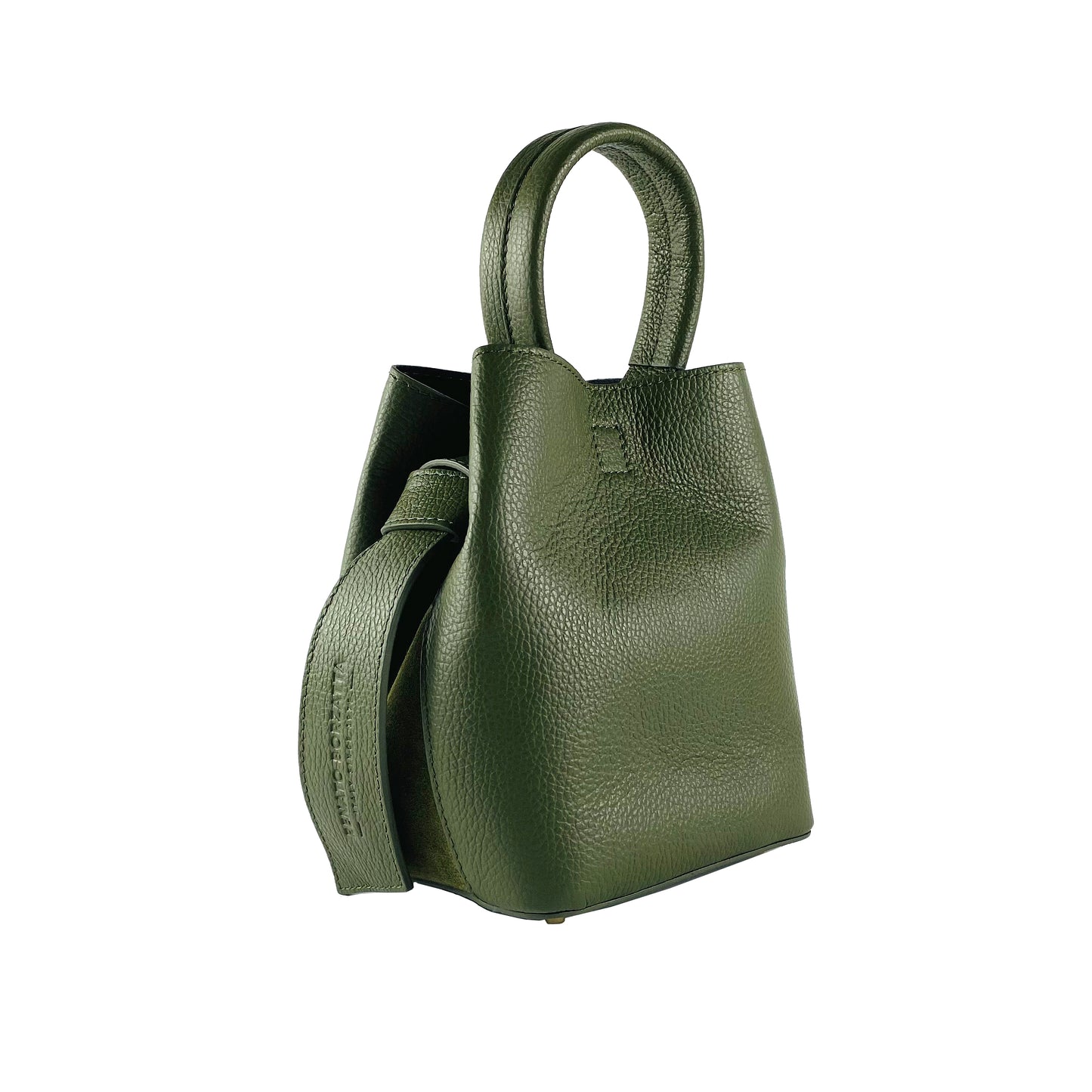GAIA – Beuteltasche aus echtem italienischem Leder RENATO BORZATTA – Italy since 1978