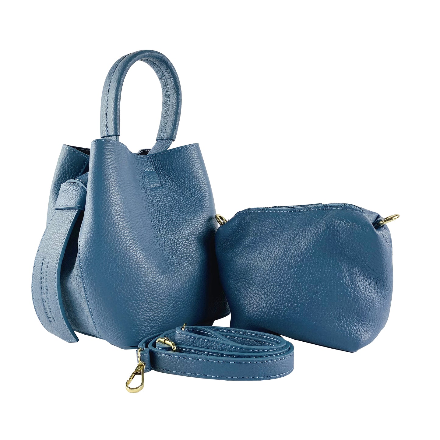 GAIA – Beuteltasche aus echtem italienischem Leder RENATO BORZATTA – Italy since 1978