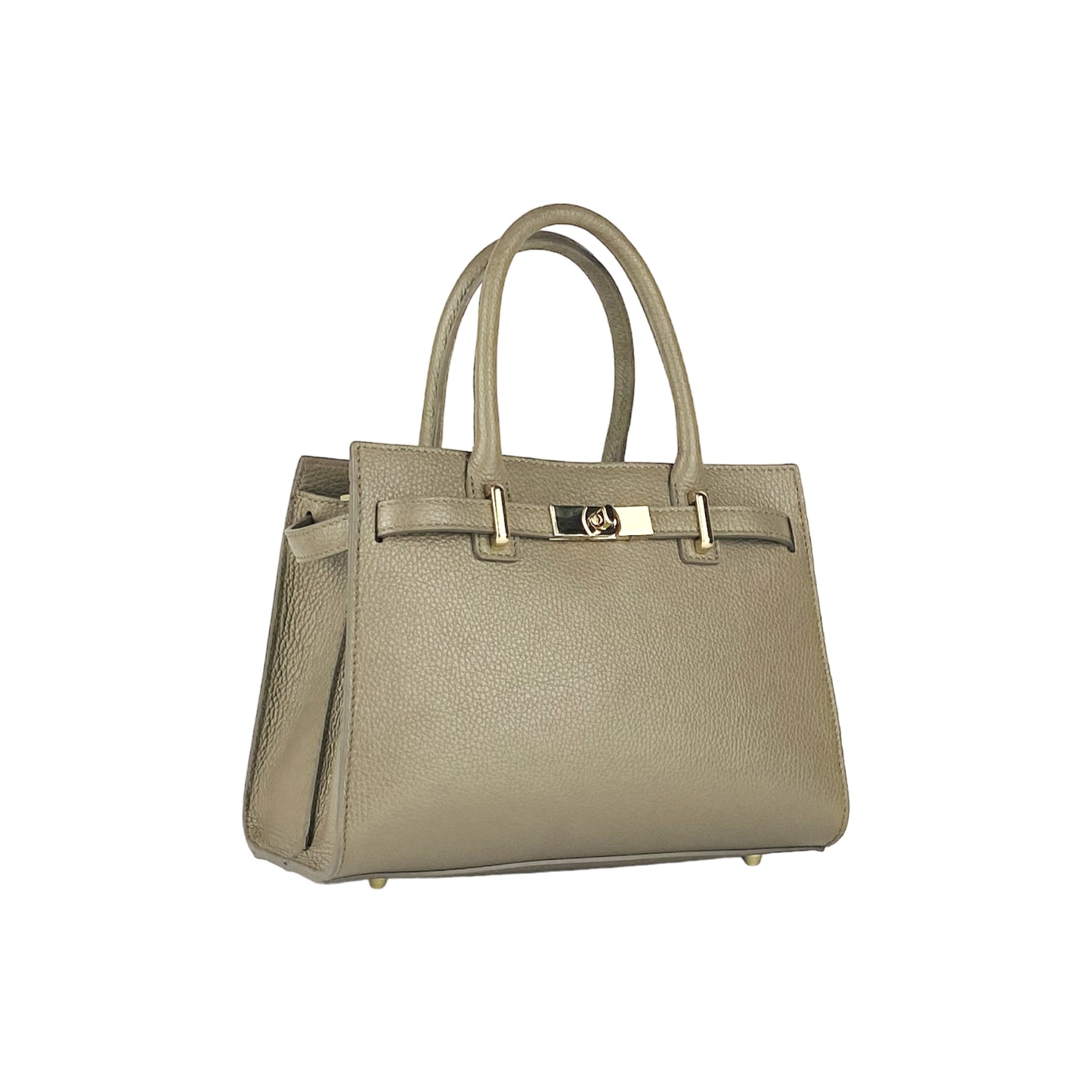 SYDNEY – Convertible shopping bag made of genuine leather, Made in Italy