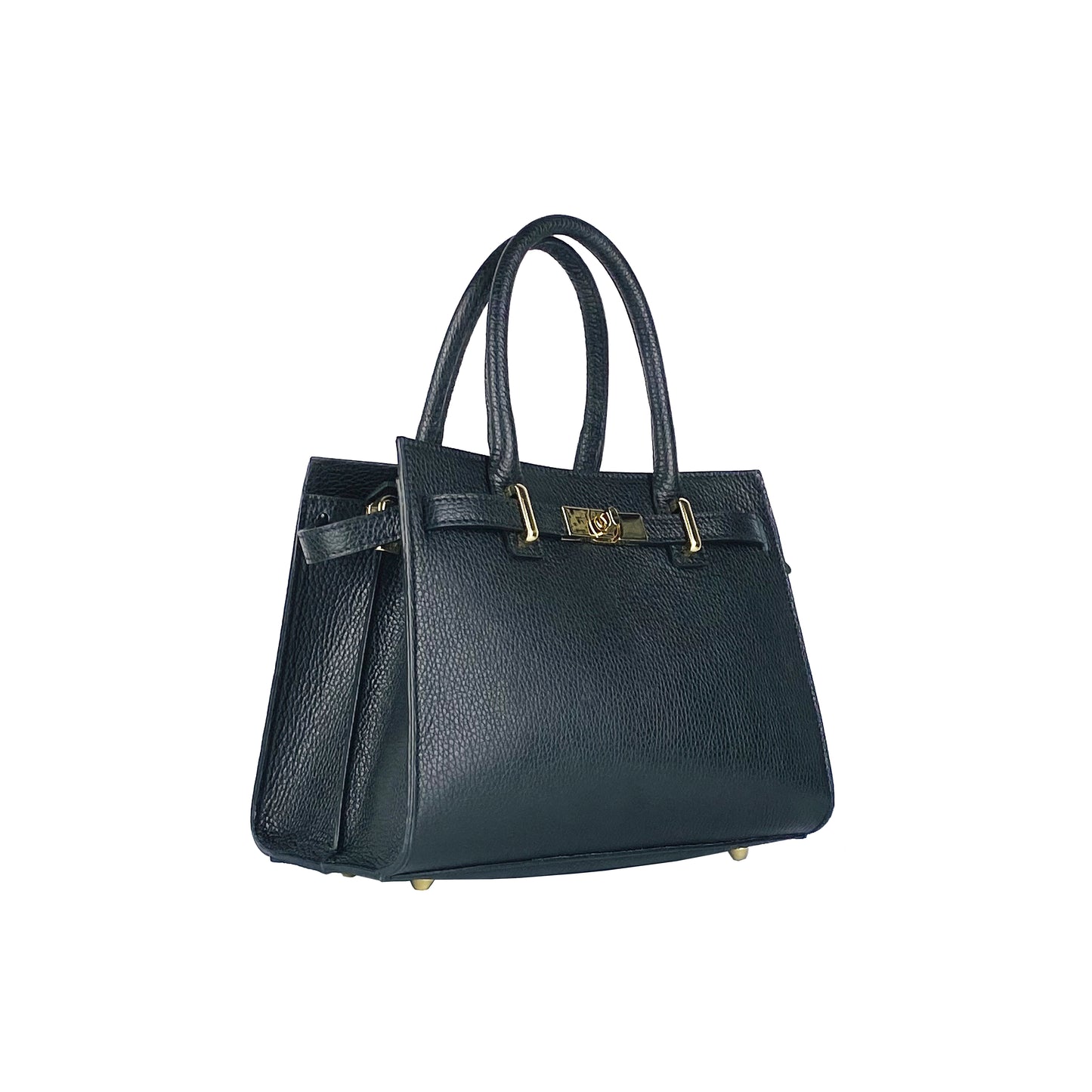SYDNEY – Convertible shopping bag made of genuine leather, Made in Italy