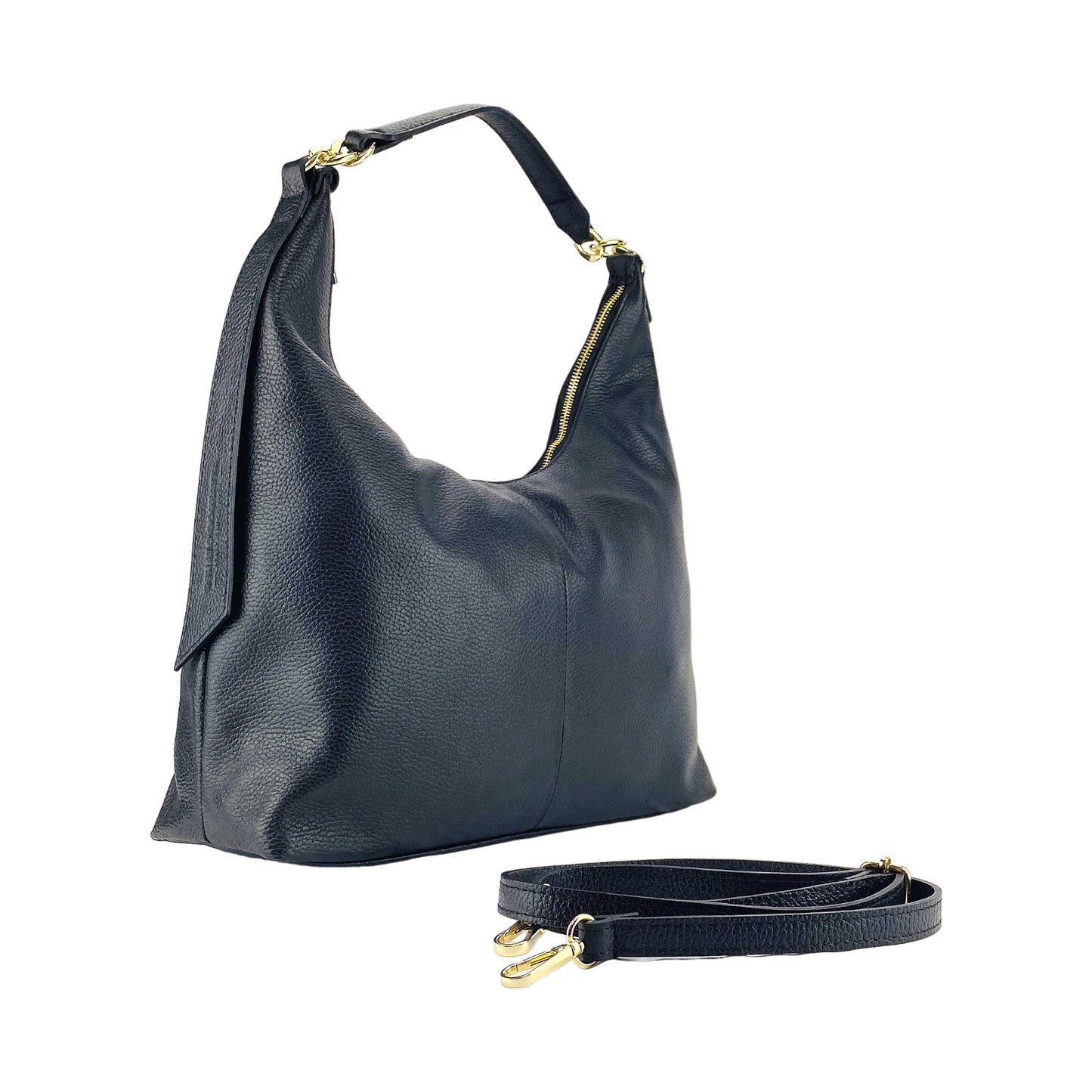 URORA – Weiche Damen-Umhängetasche aus echtem italienischem Leder RENATO BORZATTA – Italy since 1978