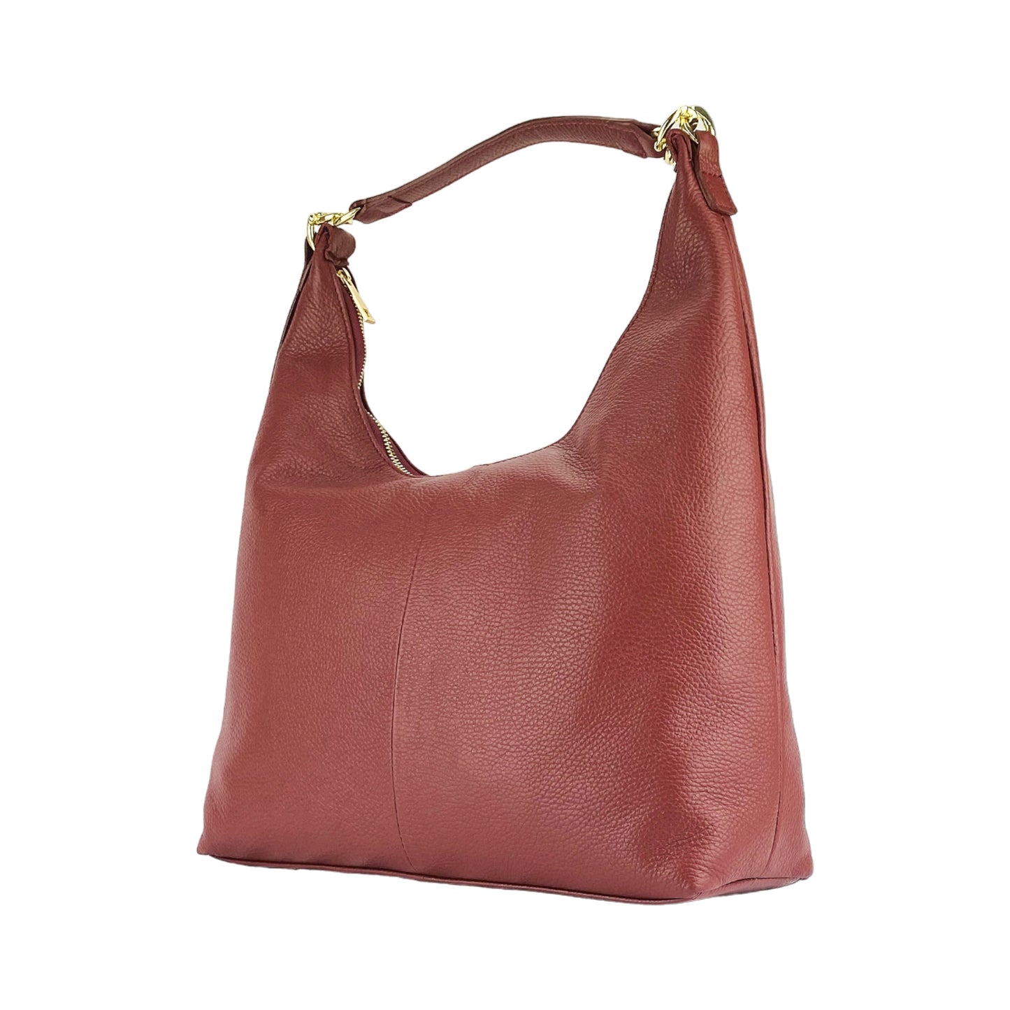 URORA – Weiche Damen-Umhängetasche aus echtem italienischem Leder RENATO BORZATTA – Italy since 1978