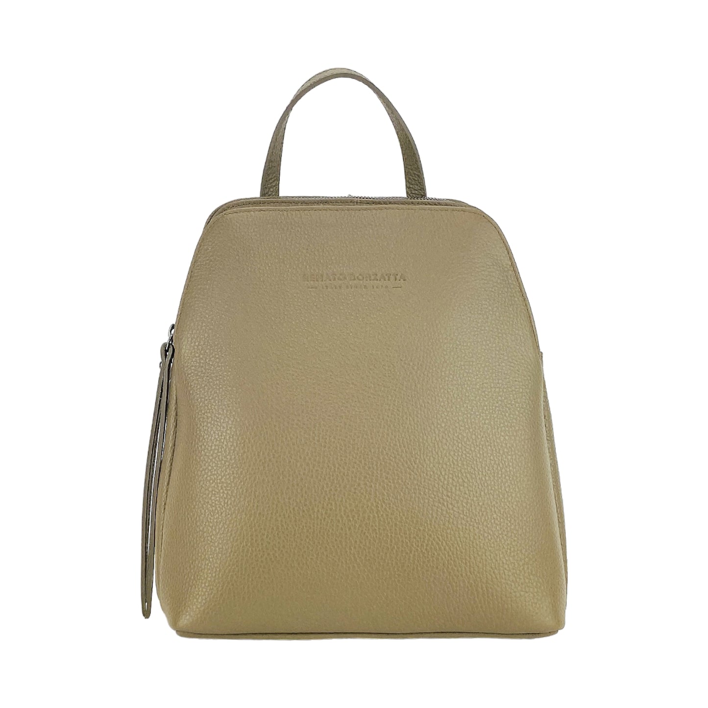 VIOLA – Damenrucksack aus echtem italienischem Leder mit zwei Fächern RENATO BORZATTA – Italy since 1978