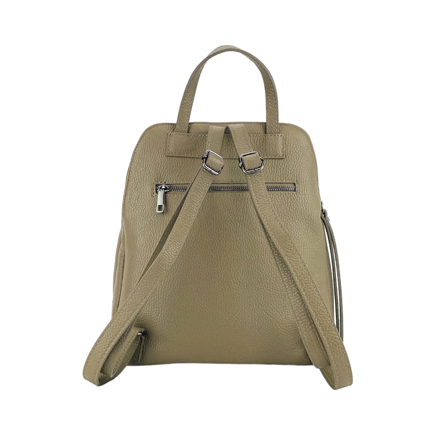 VIOLA – Damenrucksack aus echtem italienischem Leder mit zwei Fächern RENATO BORZATTA – Italy since 1978
