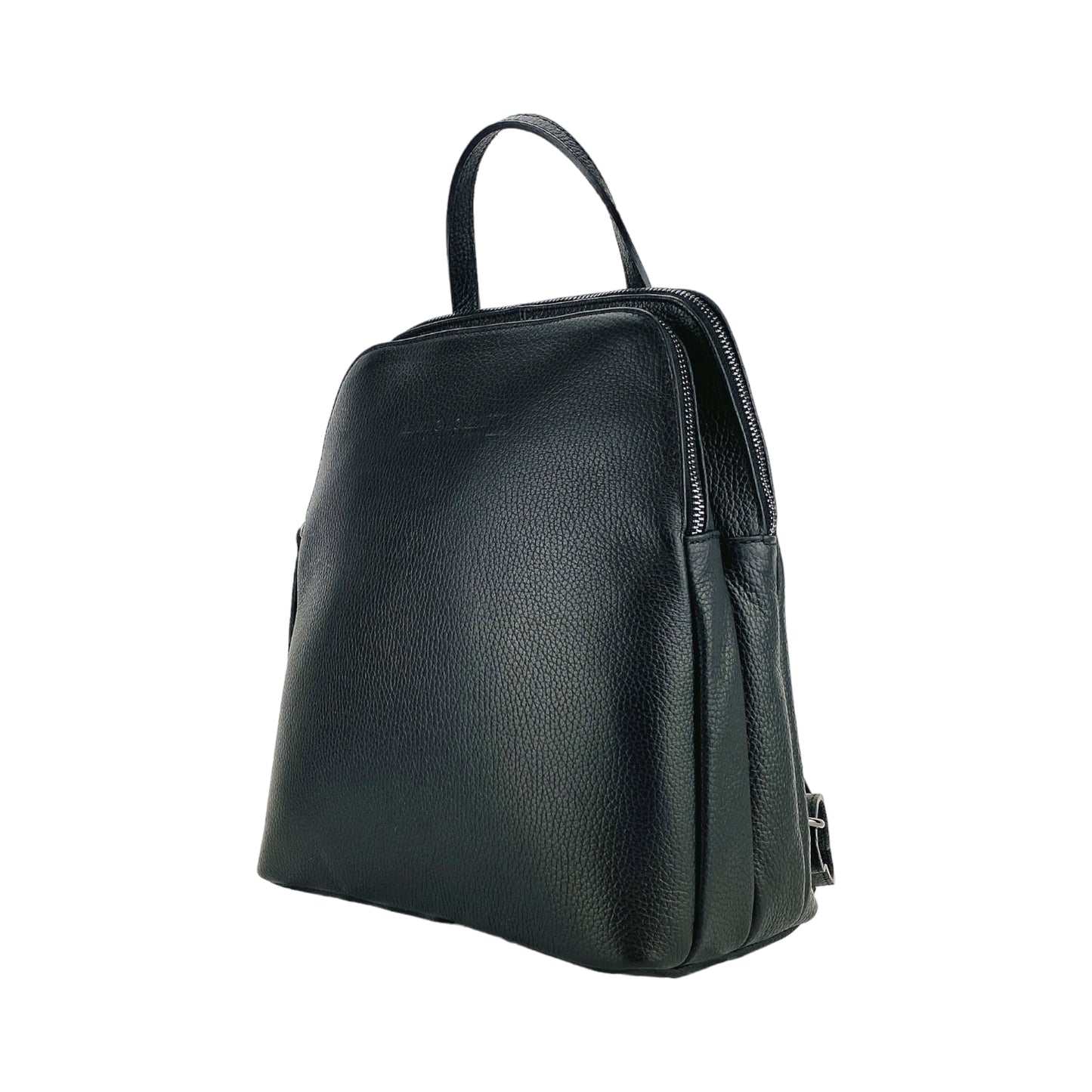 VIOLA – Damenrucksack aus echtem italienischem Leder mit zwei Fächern RENATO BORZATTA – Italy since 1978