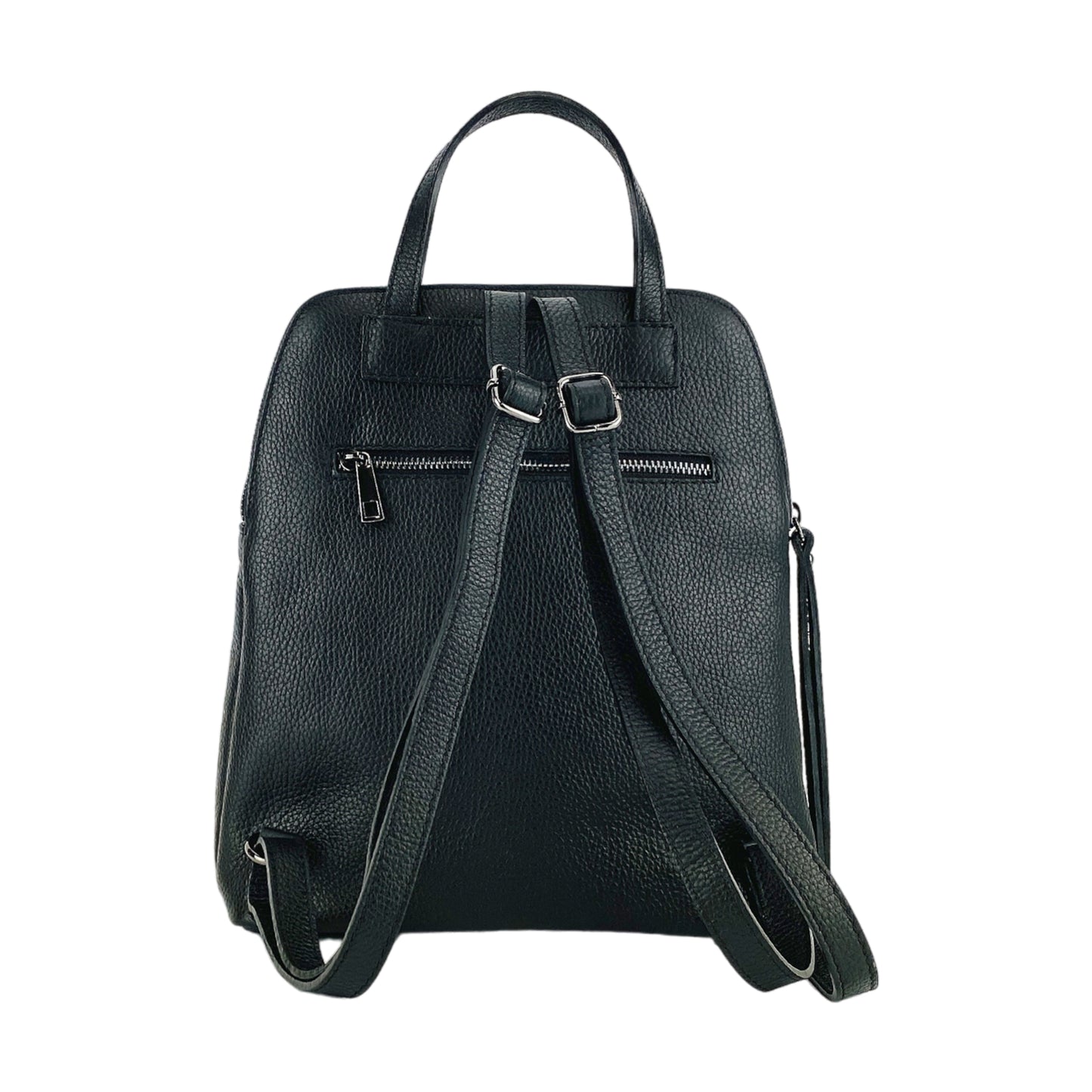 VIOLA – Damenrucksack aus echtem italienischem Leder mit zwei Fächern RENATO BORZATTA – Italy since 1978