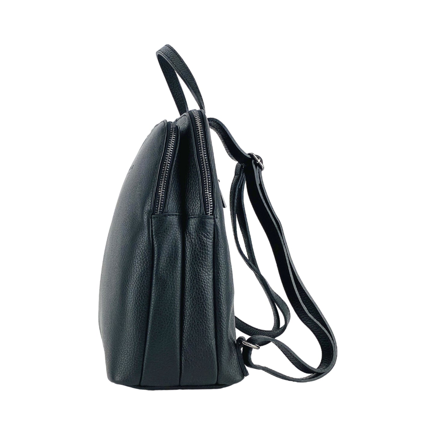 VIOLA – Damenrucksack aus echtem italienischem Leder mit zwei Fächern RENATO BORZATTA – Italy since 1978