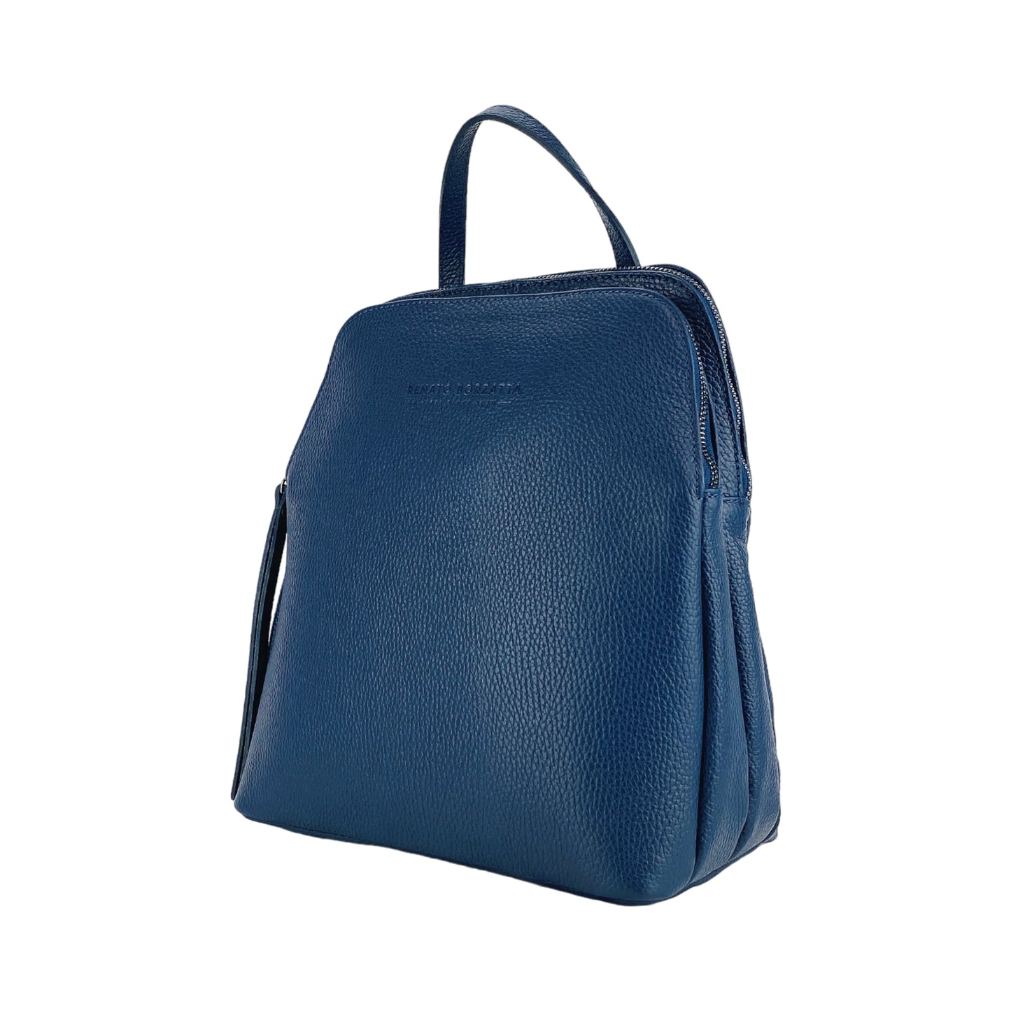 VIOLA – Damenrucksack aus echtem italienischem Leder mit zwei Fächern RENATO BORZATTA – Italy since 1978