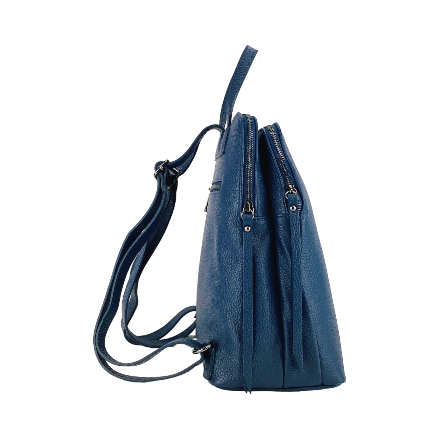 VIOLA – Damenrucksack aus echtem italienischem Leder mit zwei Fächern RENATO BORZATTA – Italy since 1978