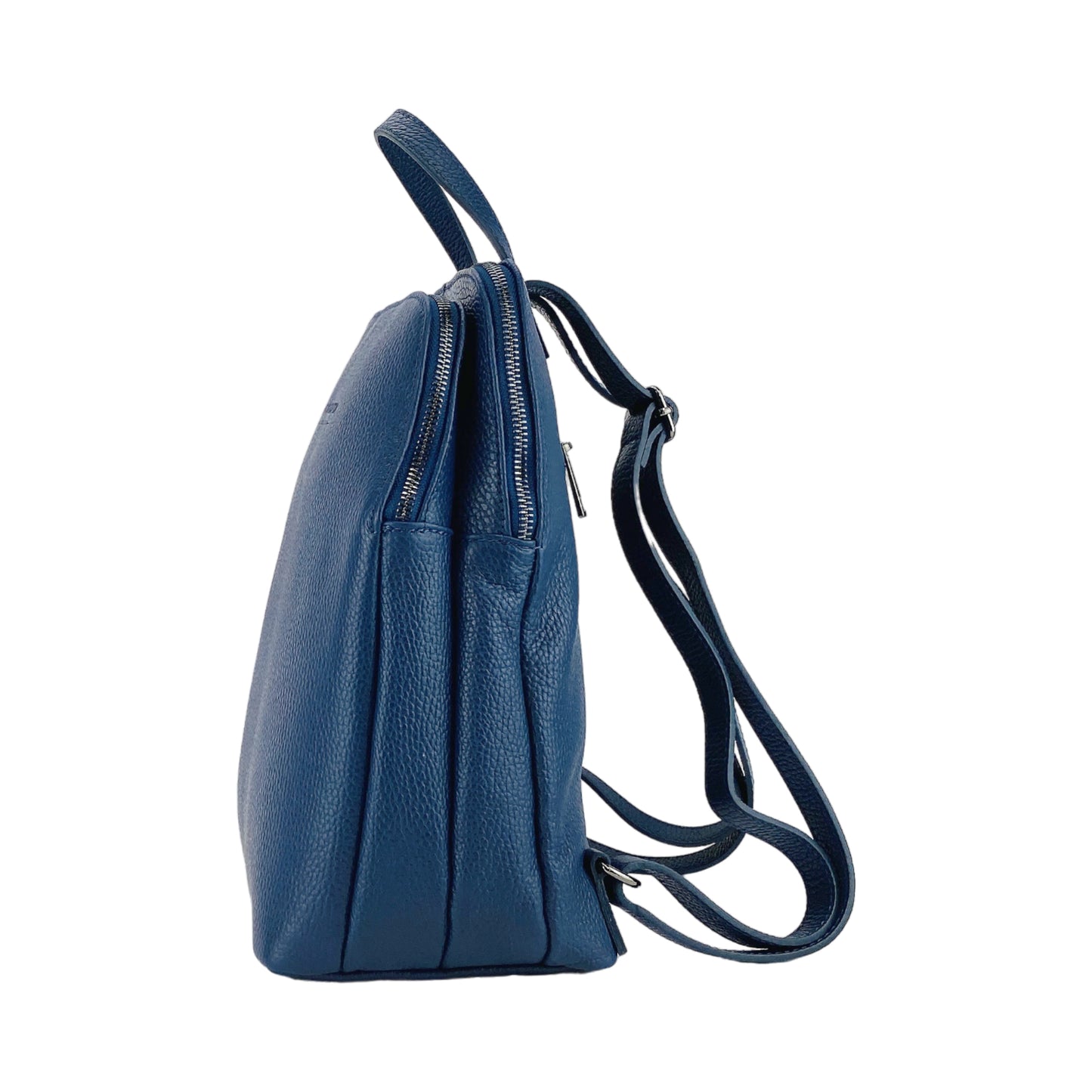 VIOLA – Damenrucksack aus echtem italienischem Leder mit zwei Fächern RENATO BORZATTA – Italy since 1978