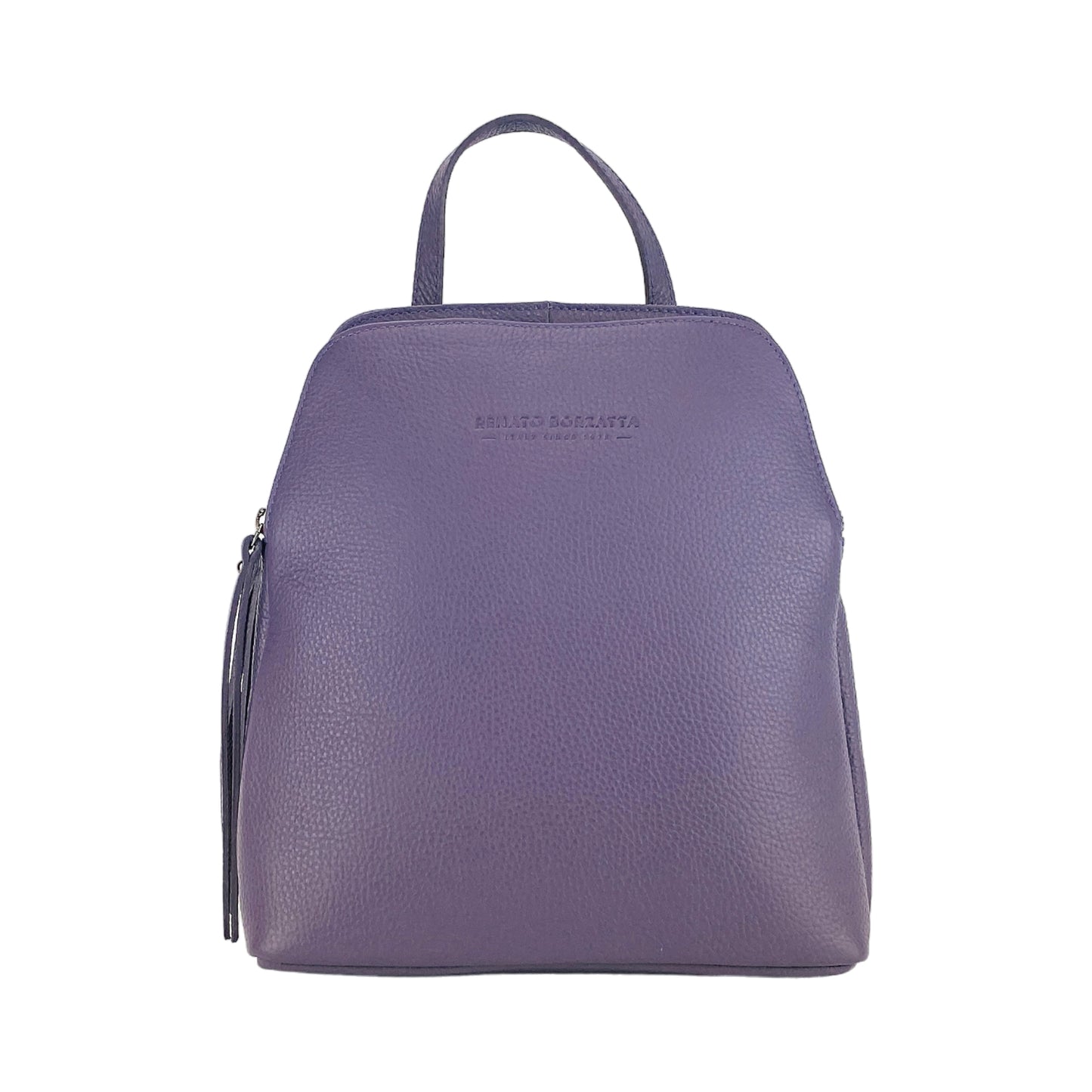 VIOLA – Damenrucksack aus echtem italienischem Leder mit zwei Fächern RENATO BORZATTA – Italy since 1978