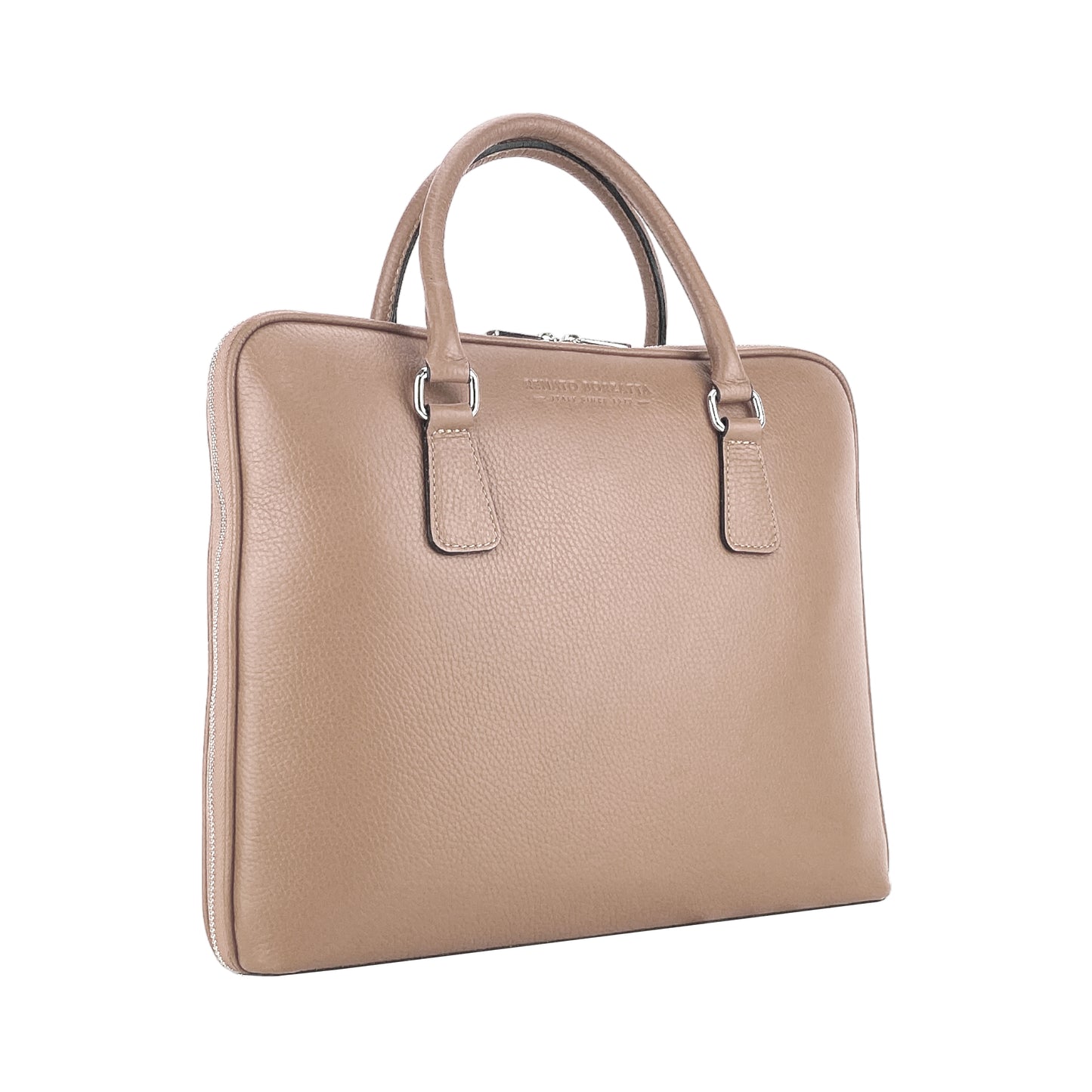 AMELIA – Unisex Business-Aktentasche aus echtem italienischem Leder RENATO BORZATTA – Italy since 1978