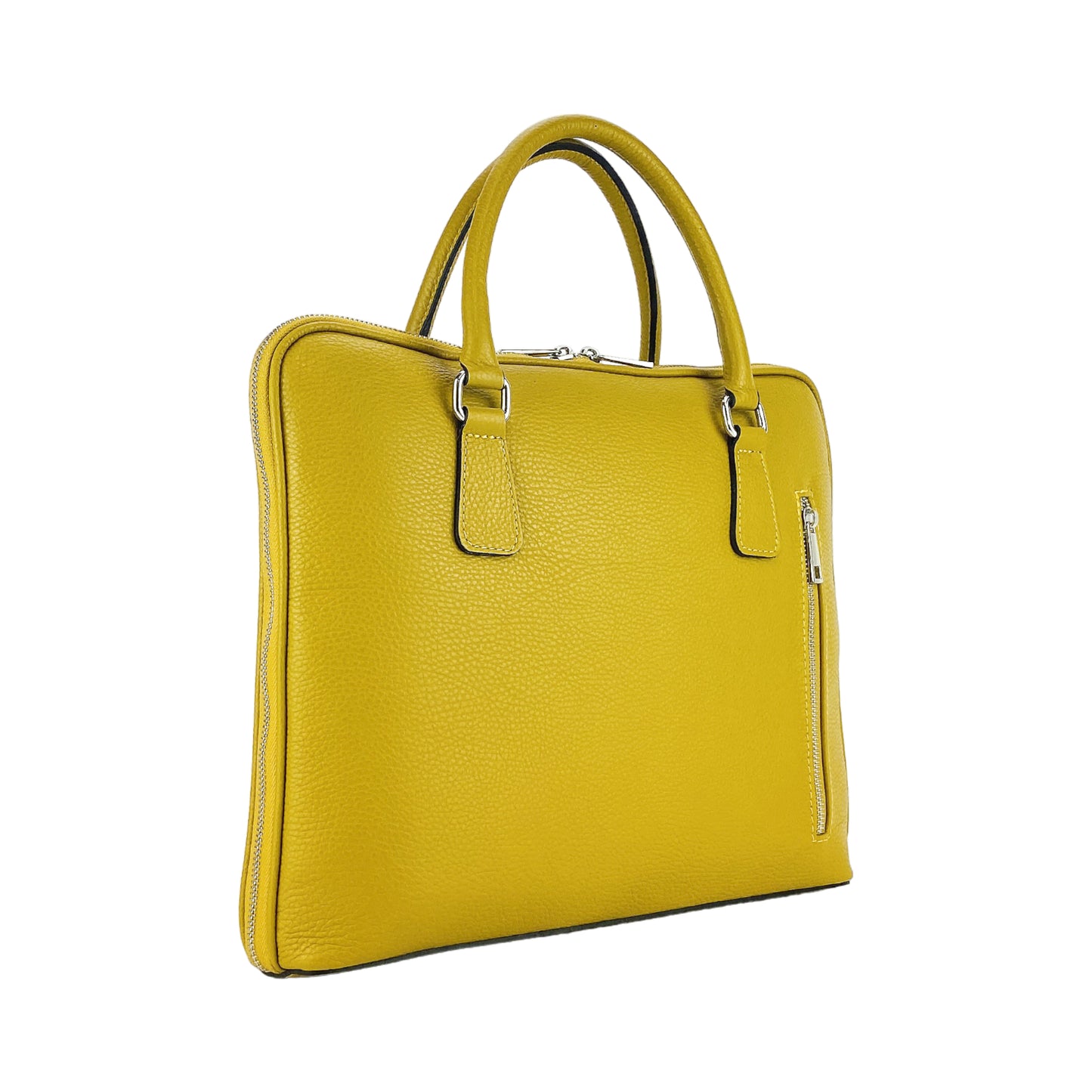 AMELIA – Unisex Business-Aktentasche aus echtem italienischem Leder RENATO BORZATTA – Italy since 1978