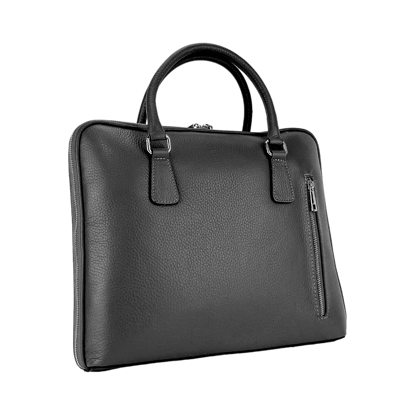 AMELIA – Unisex Business-Aktentasche aus echtem italienischem Leder RENATO BORZATTA – Italy since 1978