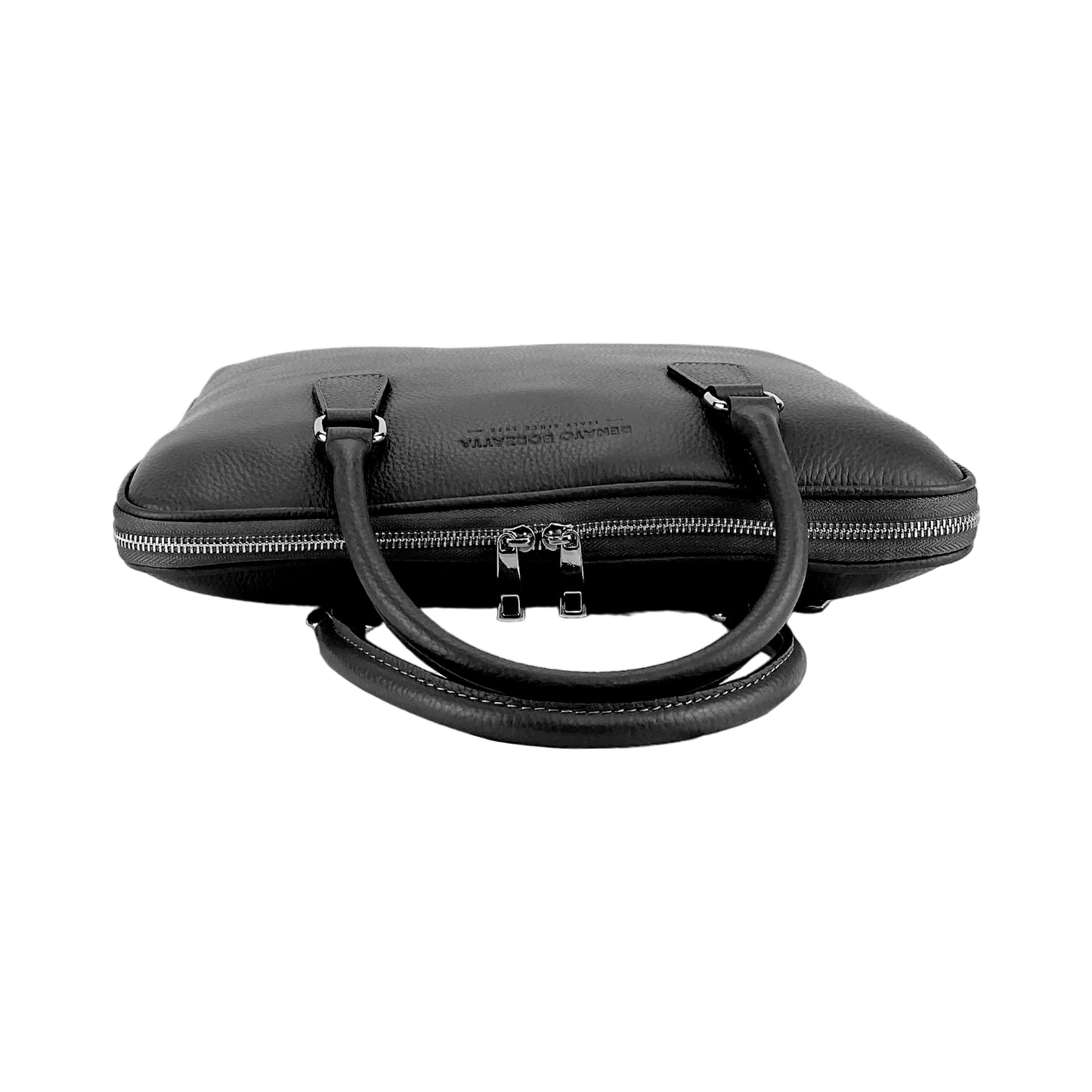 AMELIA – Unisex Business-Aktentasche aus echtem italienischem Leder RENATO BORZATTA – Italy since 1978
