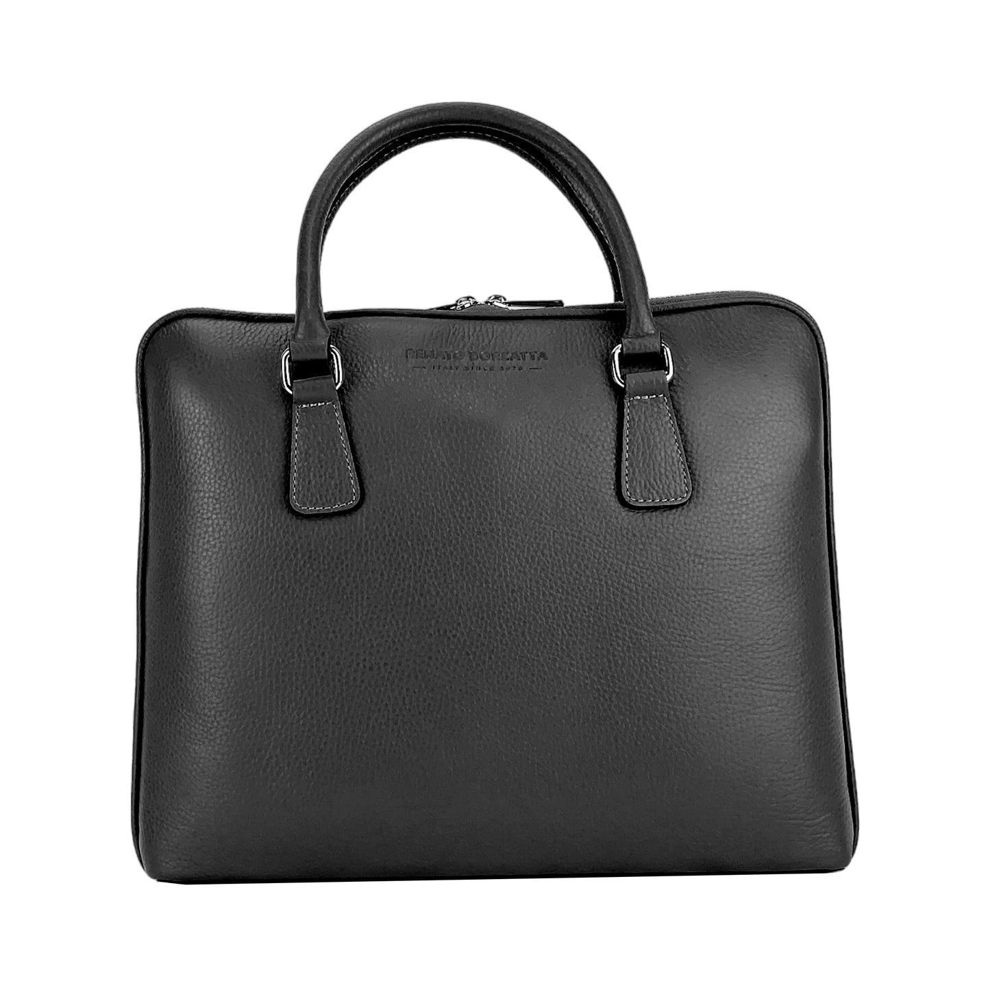 AMELIA – Unisex Business-Aktentasche aus echtem italienischem Leder RENATO BORZATTA – Italy since 1978
