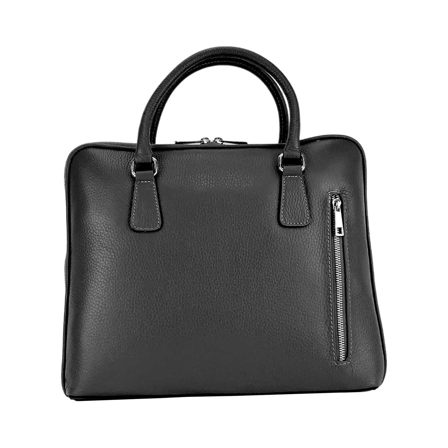 AMELIA – Unisex Business-Aktentasche aus echtem italienischem Leder RENATO BORZATTA – Italy since 1978