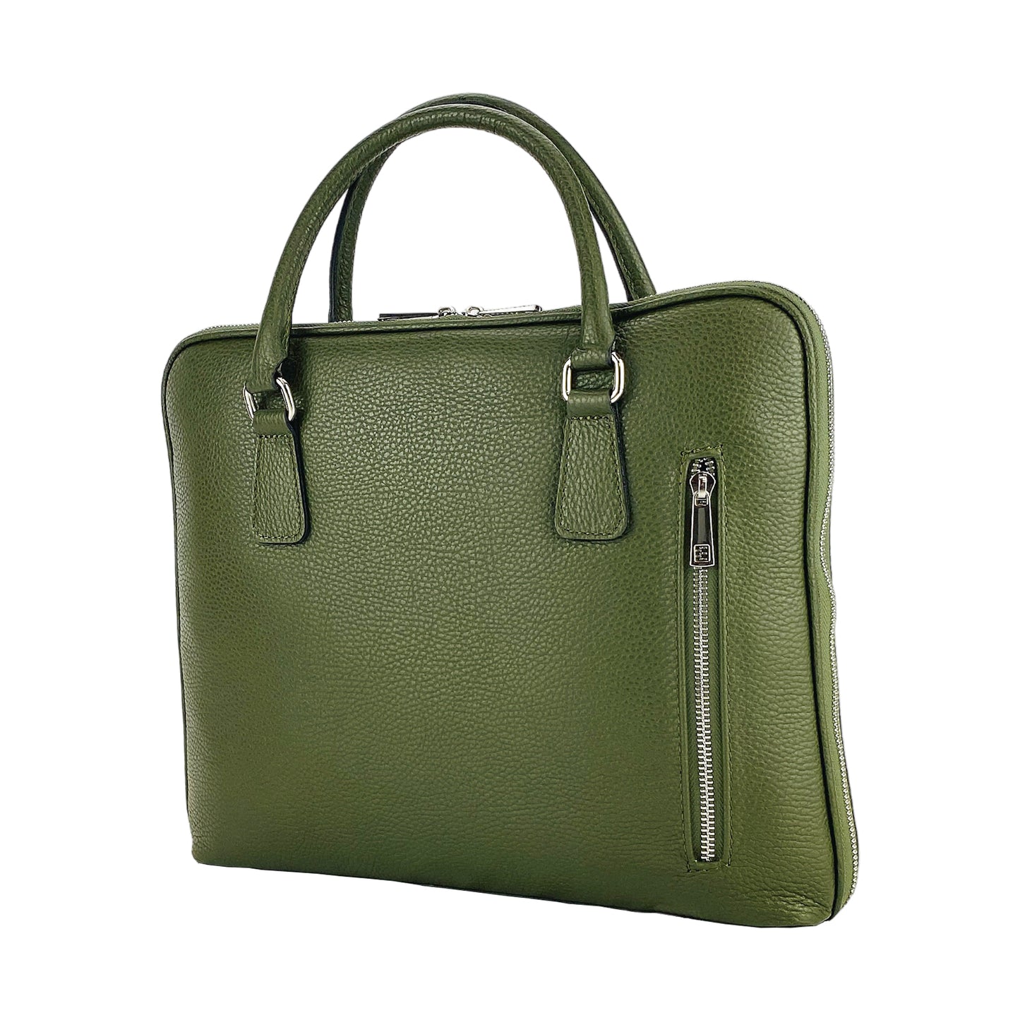 AMELIA – Unisex Business-Aktentasche aus echtem italienischem Leder RENATO BORZATTA – Italy since 1978