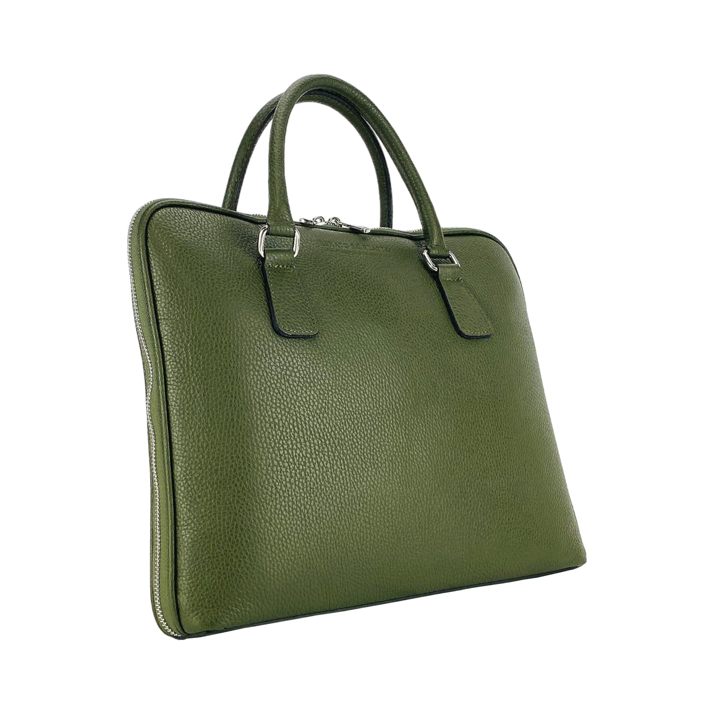 AMELIA – Unisex Business-Aktentasche aus echtem italienischem Leder RENATO BORZATTA – Italy since 1978