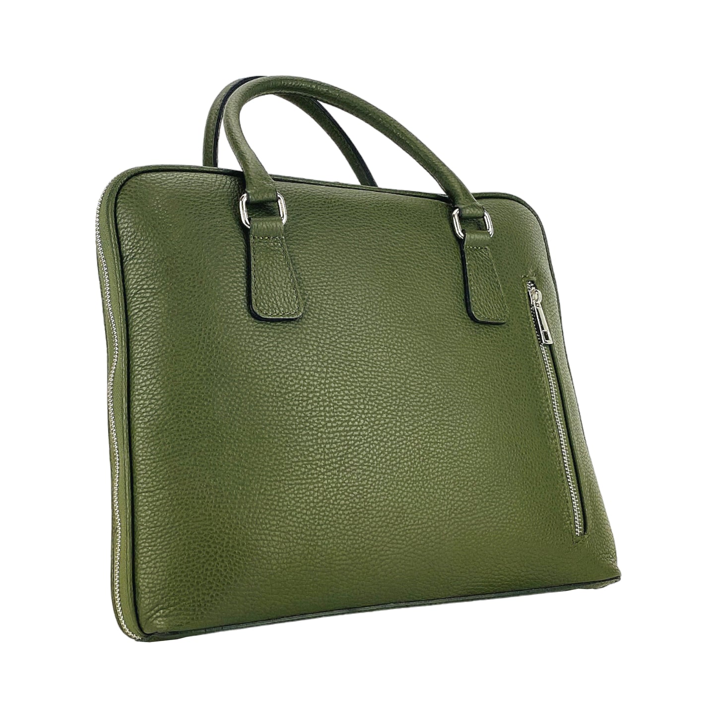 AMELIA – Unisex Business-Aktentasche aus echtem italienischem Leder RENATO BORZATTA – Italy since 1978