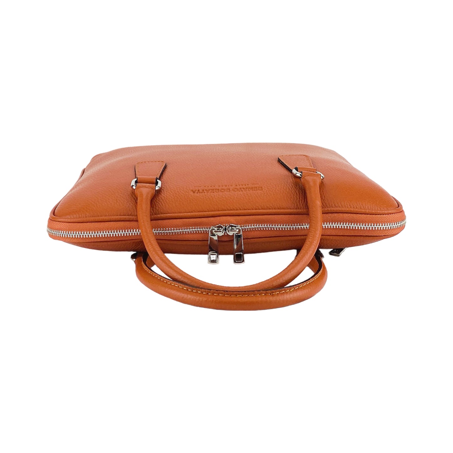 AMELIA – Unisex Business-Aktentasche aus echtem italienischem Leder RENATO BORZATTA – Italy since 1978