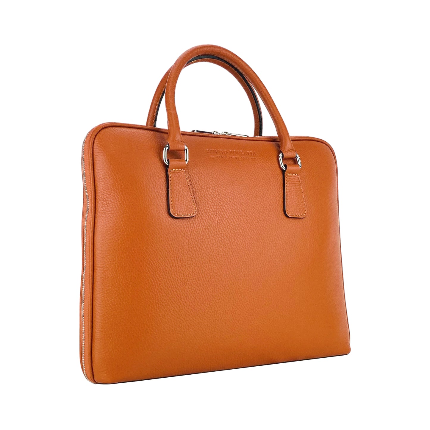 AMELIA – Unisex Business-Aktentasche aus echtem italienischem Leder RENATO BORZATTA – Italy since 1978