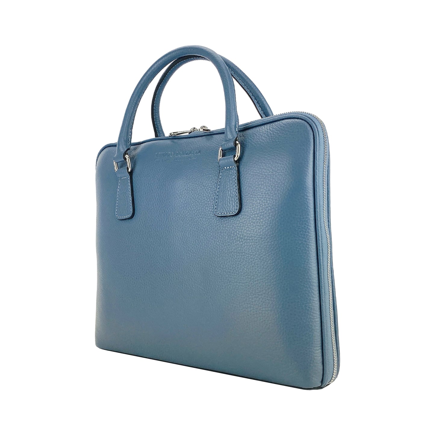 AMELIA – Unisex Business-Aktentasche aus echtem italienischem Leder RENATO BORZATTA – Italy since 1978