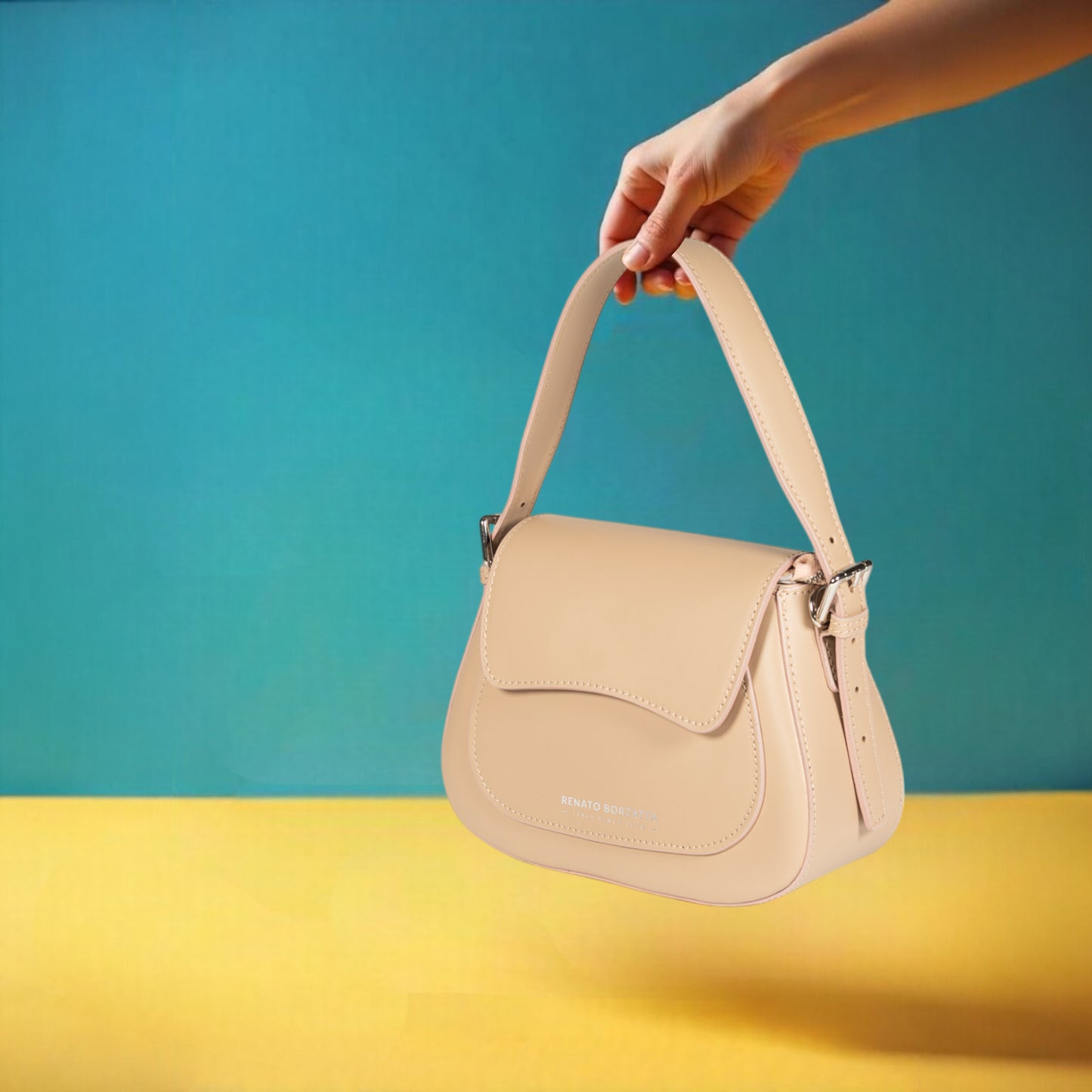 Emma ladies' handbag made of genuine Italian leather