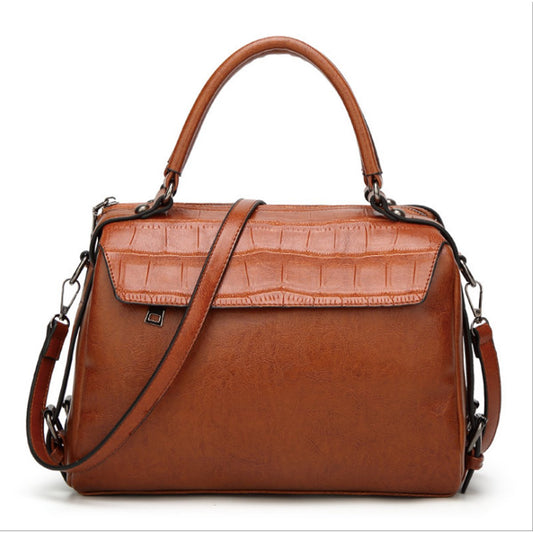 Damen elegante PU Leder Umhängetasche / Henkeltasche (2 Farboptionen)