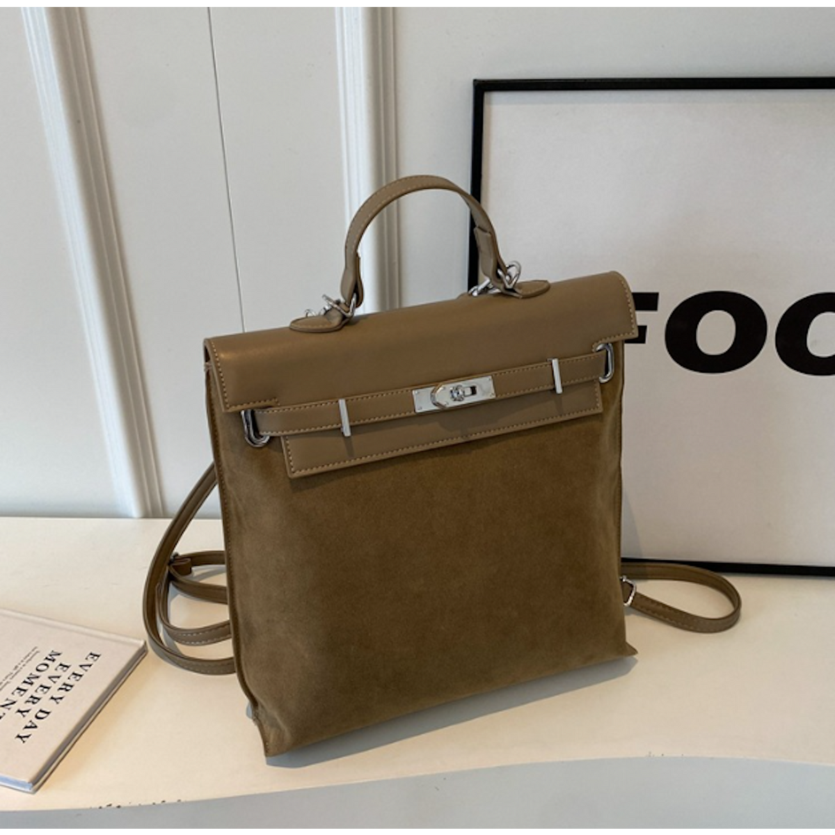 The Memory – 2-in-1 Rucksack & Umhängetasche im Vintage-Design