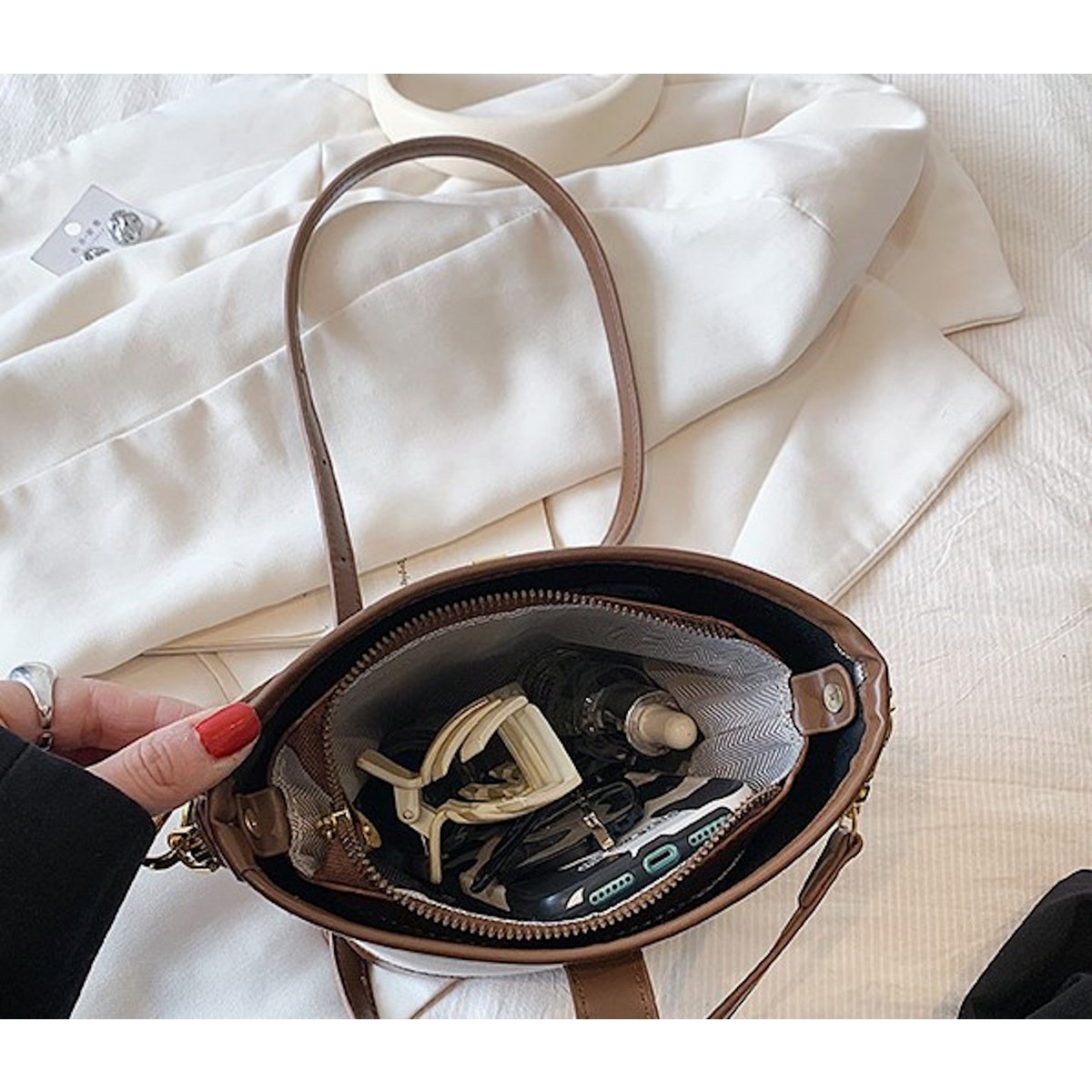 The Little Mighty – Kleine Handtasche mit Schultergurt (2 Farboptionen)