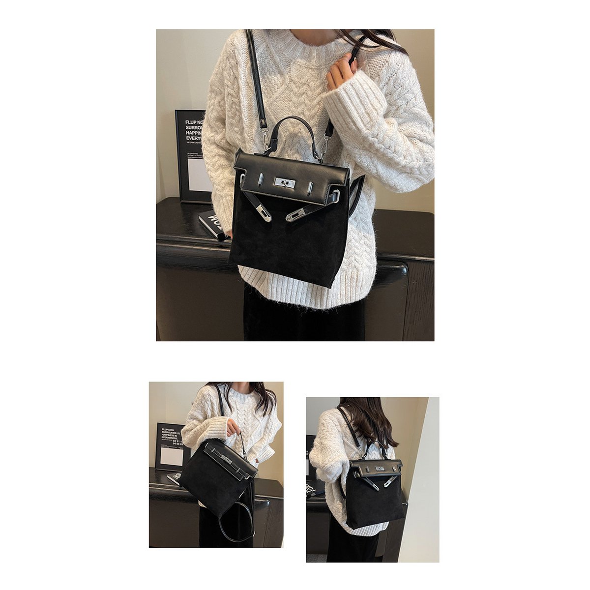 The Memory – 2-in-1 Rucksack & Umhängetasche im Vintage-Design