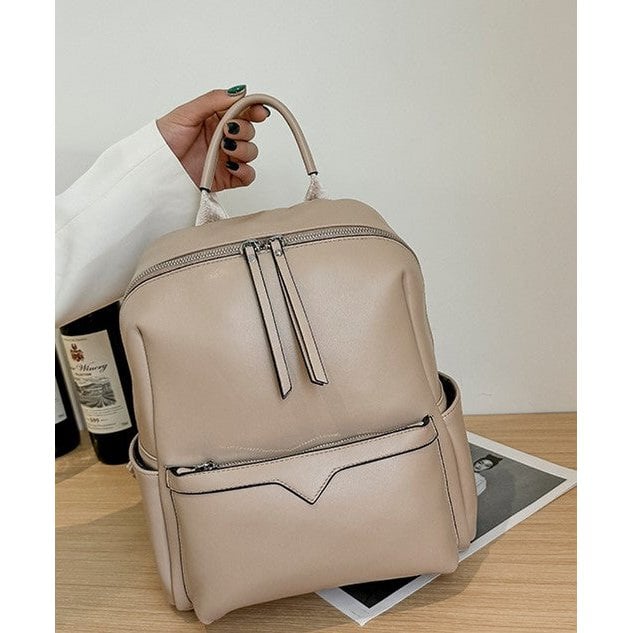 Less is More – Multifunktionaler Damenrucksack aus Lederimitat (2 Farboptionen)