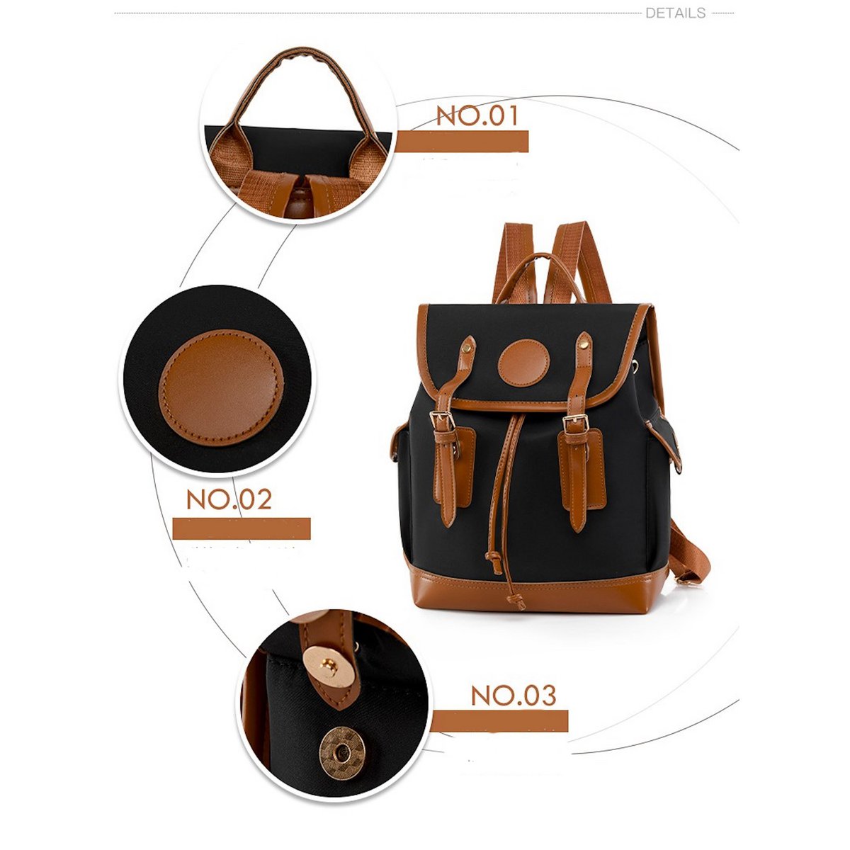 Damenrucksack Carry Your Style (2 Farboptionen)